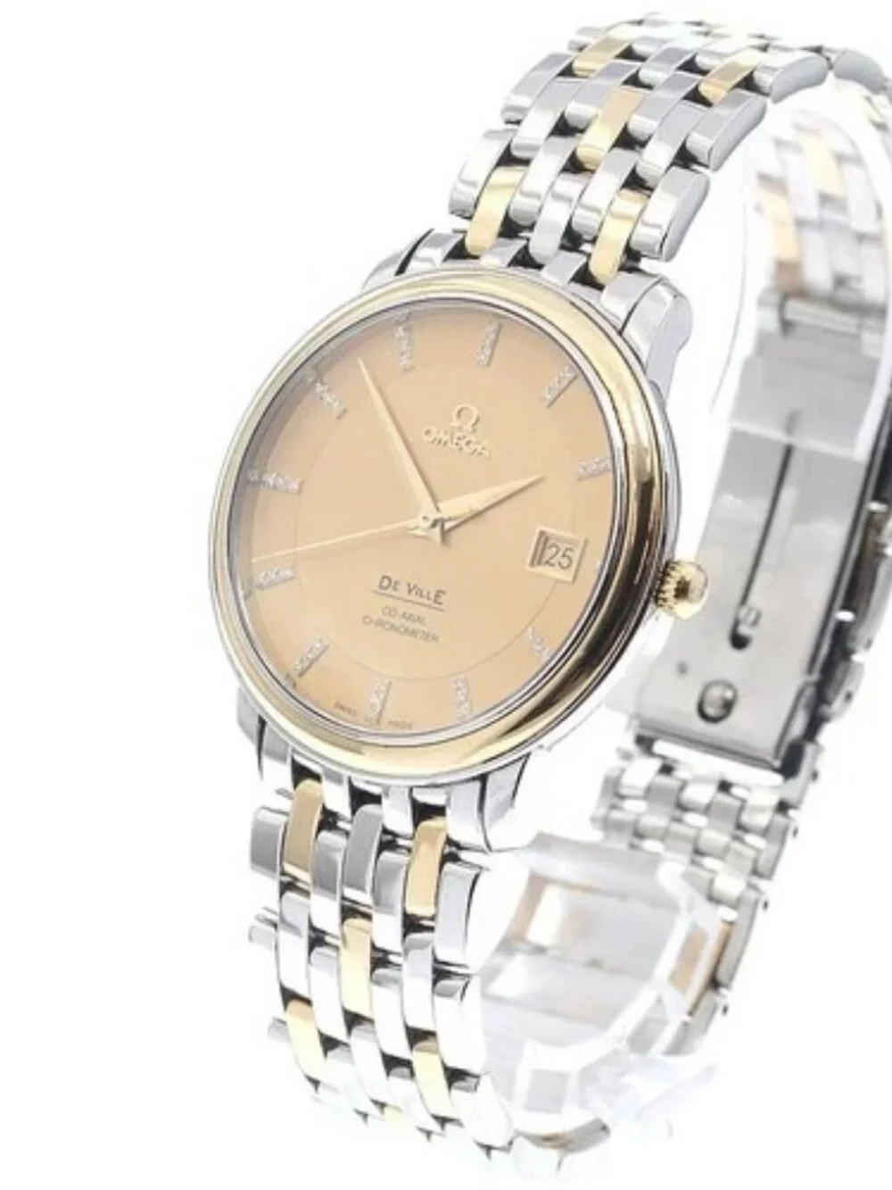 OMEGA De Ville Prestige 4374.15 Index Diamond Automatic Men's Watch_962130